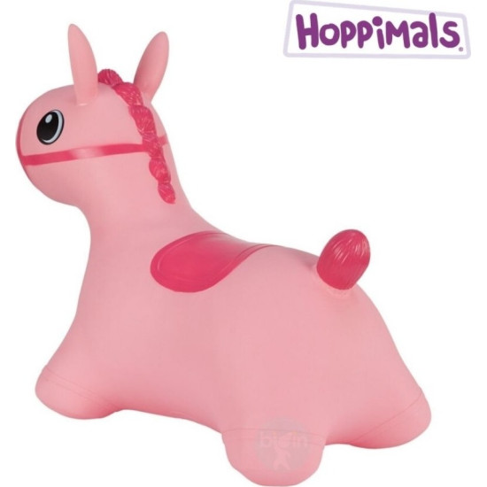 Hoppimals Jumping Horse Φουσκωτό Παιχνίδι Χοπ Χοπ Αλογάκι Pink TFF-NN181
