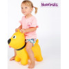 Hoppimals Jumping Dog Φουσκωτό Παιχνίδι Χοπ Χοπ Σκύλος Yellow TFF-NN17