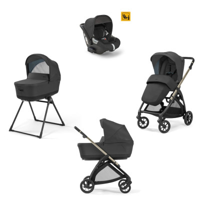 Inglesina Electa System Quattro με Κάθισμα Αυτοκινήτου Darwin Upper Black