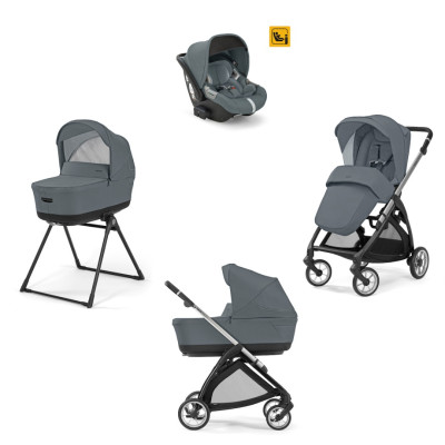 Inglesina Electa System Quattro με Κάθισμα Αυτοκινήτου Darwin Union Grey