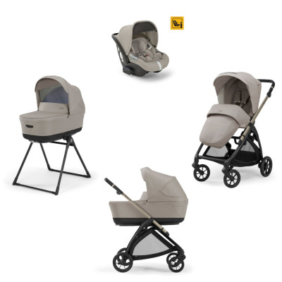 Inglesina Electa System Quattro με Κάθισμα Αυτοκινήτου Darwin Buttery Beige