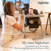 Inglesina My Time Καρέκλα Φαγητού Pepper Black