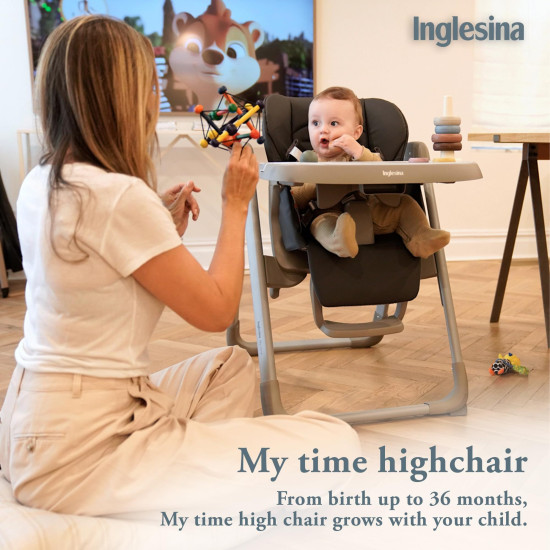 Inglesina My Time Καρέκλα Φαγητού Pepper Black