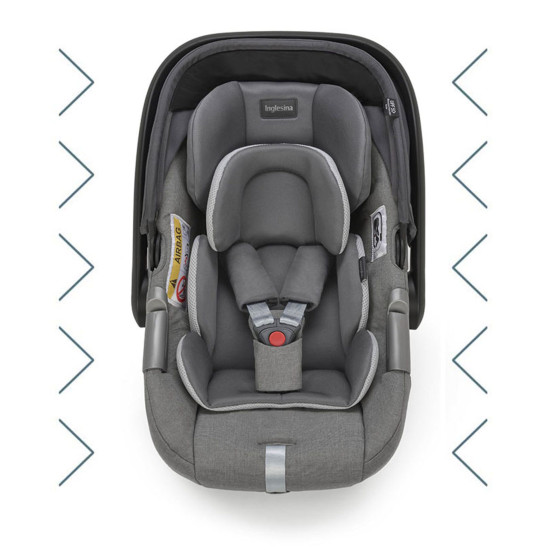 Inglesina Darwin Κάθισμα Αυτοκινήτου 0-13kg Upper Black