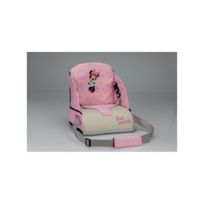 Interbaby Φορητό Καθισματάκι Φαγητού Υφασμάτινο για Καρέκλα Minnie Pink MN022
