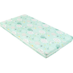 Kikka Boo Στρώμα Fantasia Plus 60x120x6cm Clouds Mint