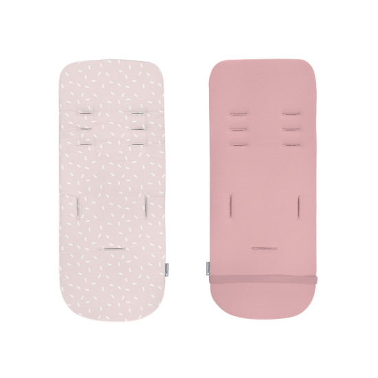 Kikka Boo Κάλλυμα - Στρωματάκι Καροτσιού Memory Foam Confetti Pink
