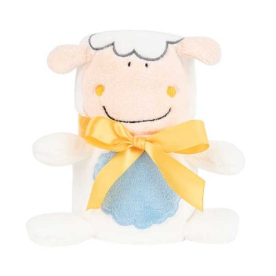 Kikka Boo Κουβέρτα Αγκαλιάς & Λίκνου 3D Sheep 75x100cm 31103020075