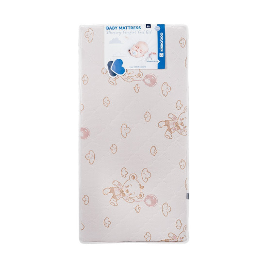 Kikka Boo Στρώμα Κούνιας Memory Comfort 70х140х12cm Bear Beige