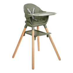 Kikka Boo Κάθισμα Φαγητού Woody 6in1 Army Green