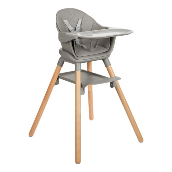 Kikka Boo Κάθισμα Φαγητού Woody 6in1 Grey
