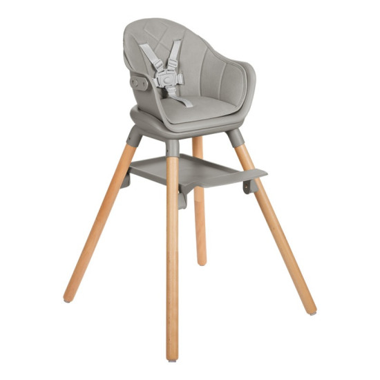 Kikka Boo Κάθισμα Φαγητού Woody 6in1 Grey