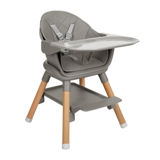 Kikka Boo Κάθισμα Φαγητού Woody 6in1 Grey