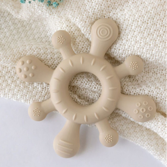 Kiokids Μασητικό Σιλικόνης Εκρού 10cm