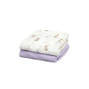 Kiokids Μουσελίνα Bamboo Lavender Bunny 120 x120εκ. Σετ 2τμχ.