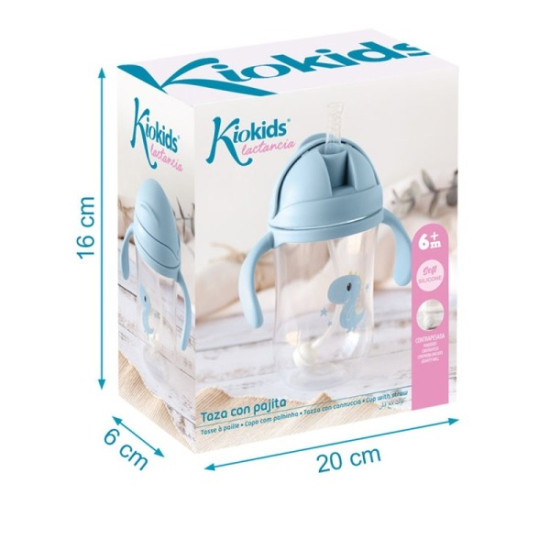 Kiokids Παγούρι με Λαβές Little Dinosaur 300ml.