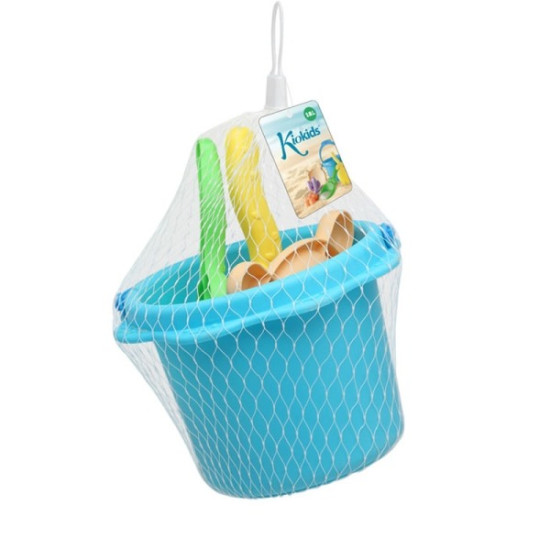 Kiokids Σετ Κουβαδάκια Παραλίας Mini Soft Blue 6τμχ