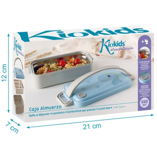 Kikods Ταπεράκι Φαγητού με Inox Little Dinosaur 550ml