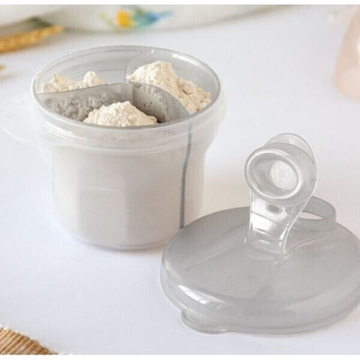 Kiokids Δοσομετρητής Σκόνης Γάλακτος 3 Θέσεων Γκρι 300ml