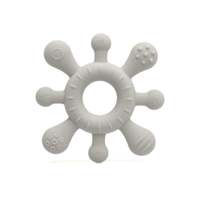 Kiokids Μασητικό Σιλικόνης Γκρι 10cm