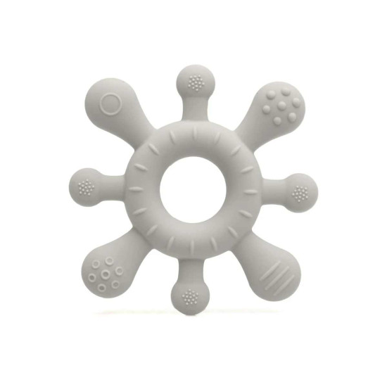 Kiokids Μασητικό Σιλικόνης Γκρι 10cm