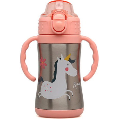 Kiokids  Παγούρι Θερμός με Λαβές Unicorn 280ml 6+M