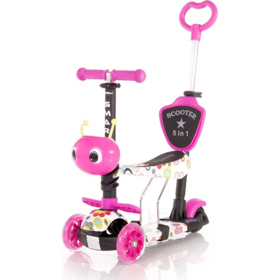 Lorelli Πατίνι Scooter Smart Plus με Κάθισμα Pink Flowers 10390030016