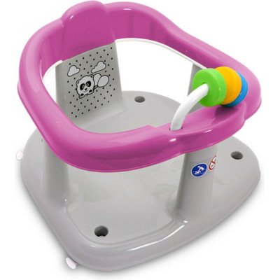 Lorelli Κάθισμα δαχτυλίδι μπάνιου Panda Pink 10130780003