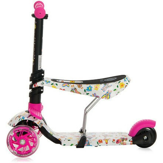 Lorelli Πατίνι Scooter Smart Plus με Κάθισμα Pink Butterfly 10390030011