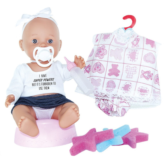 Magic Baby Μωρό Κούκλα Με Γιογιό Ρούχα & Αξεσουάρ Κορίτσι 30008