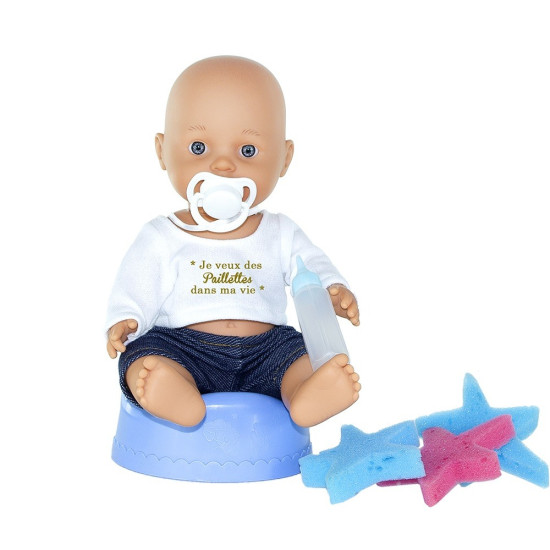 Magic Baby Μωρό Κούκλα Με Γιογιό Ρούχα & Αξεσουάρ Αγόρι 30011