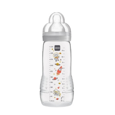 Mam Easy Active Πλαστικό Μπουκάλι 330ml Με Θηλή Μεγάλης Ροής Unisex