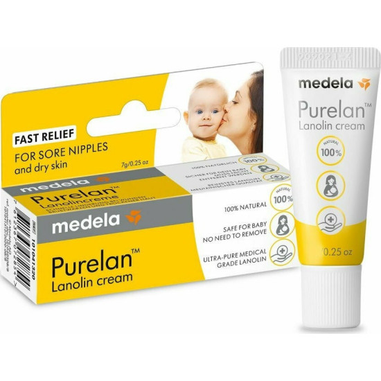 Medela Purelan 100 Κρέμα Θηλών Λανολίνης Lanolin Cream 37g