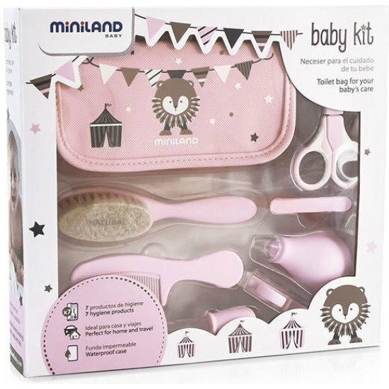 Miniland Σετ Περιποίησης 11τμχ Μωρού Pink ML89125