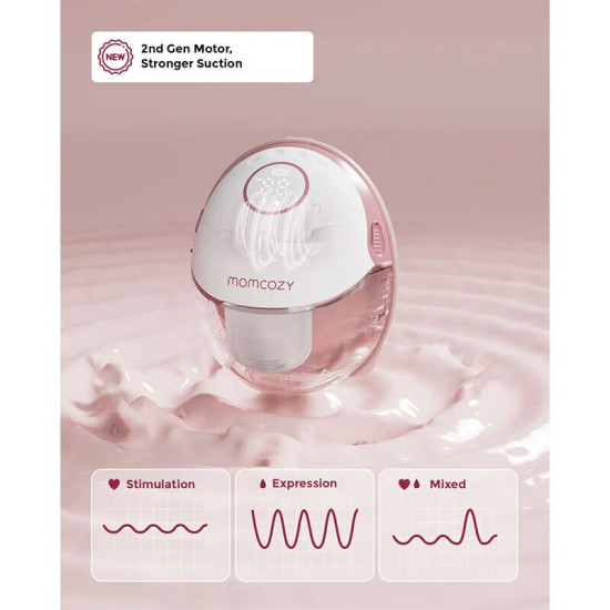 Momcozy M6 Hands Free Διπλό Θήλαστρο Red