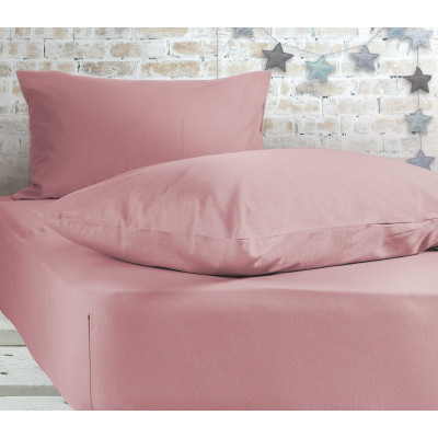 Nef Nef Σεντόνι  Jersey  μακό με Λάστιχο 100%Βαμβ. 70x140cm Pink