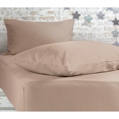 Nef Nef  Κούνιας Jersey  μακό με Λάστιχο 100%Βαμβ. 70x140cm Beige