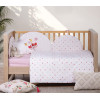 Nef Nef Σετ Σεντόνια Κούνιας 3τμχ  Lady Bug Ecru