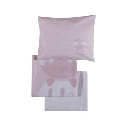 Nef-Nef Σεντόνια Lovely Fox 3τμχ pink