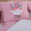 Nef-Nef Σεντόνι Star Girl 3τμχ pink