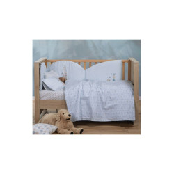 Nef Nef Σετ Σεντόνια Κούνιας 3τμχ Favorite Toys Blue
