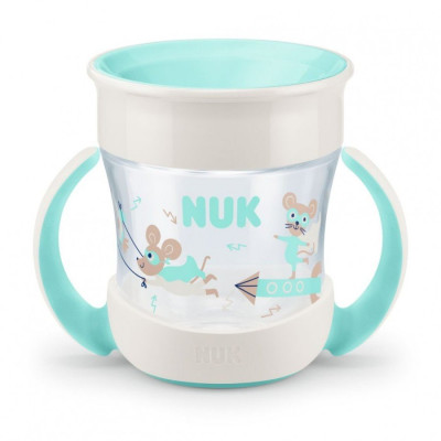 Nuk Mini Magic Cup με Χείλος και Καπάκι Mint 6m+ 160ml 10.751.278