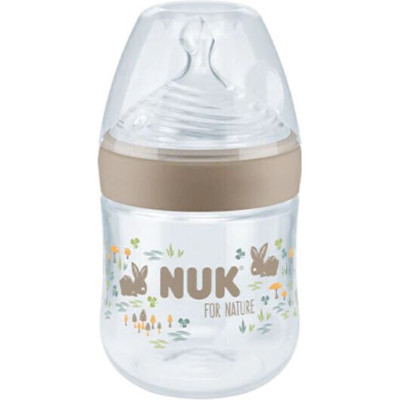 Nuk Πλαστικό Μπιμπερό For Nature Κατά των Κολικών με Θηλή Σιλικόνης 150ml Smal