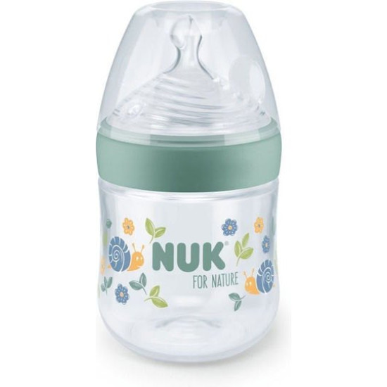 Nuk Πλαστικό Μπιμπερό For Nature Κατά των Κολικών με Θηλή Σιλικόνης 150ml Smal