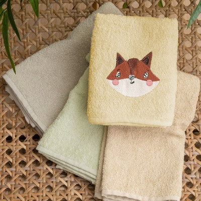 Palamaiki Παιδικές Πετσέτες Χεριών (Σετ 4τμχ) Fox