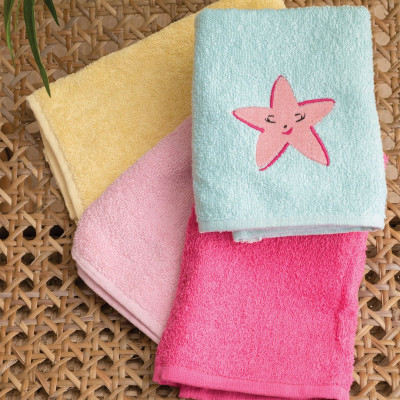 Palamaiki Παιδικές Πετσέτες Χεριών (Σετ 4τμχ) Starfish