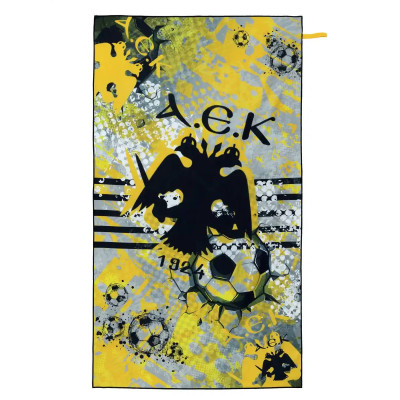 Palamaiki Παιδική Πετσέτα Θαλάσσης Microfiber 90x160  AEK