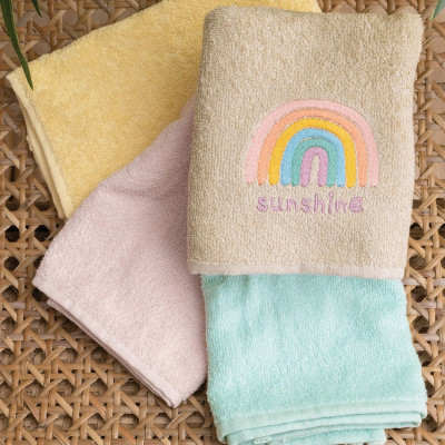 Palamaiki Σετ Παιδικές Πετσέτες 4τμχ Sunshine