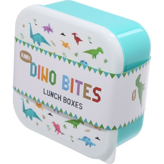 Puckator Πλαστικό Παιδικό Σετ Φαγητοδοχεία Dino Bites