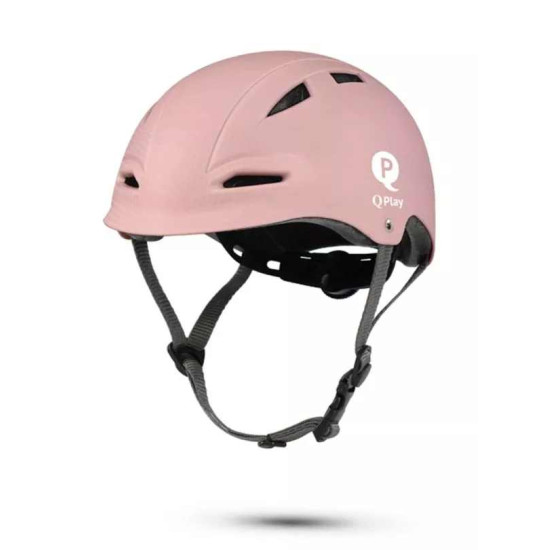 QPlay Manbo Παιδικό Προστατευτικό Κράνος 52-58cm Coral Pink